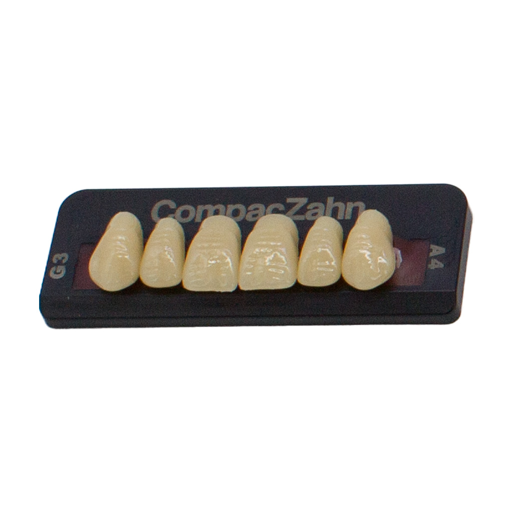 Tableta de Dientes Acrílicos G3 Upper CompacZahn Incidental