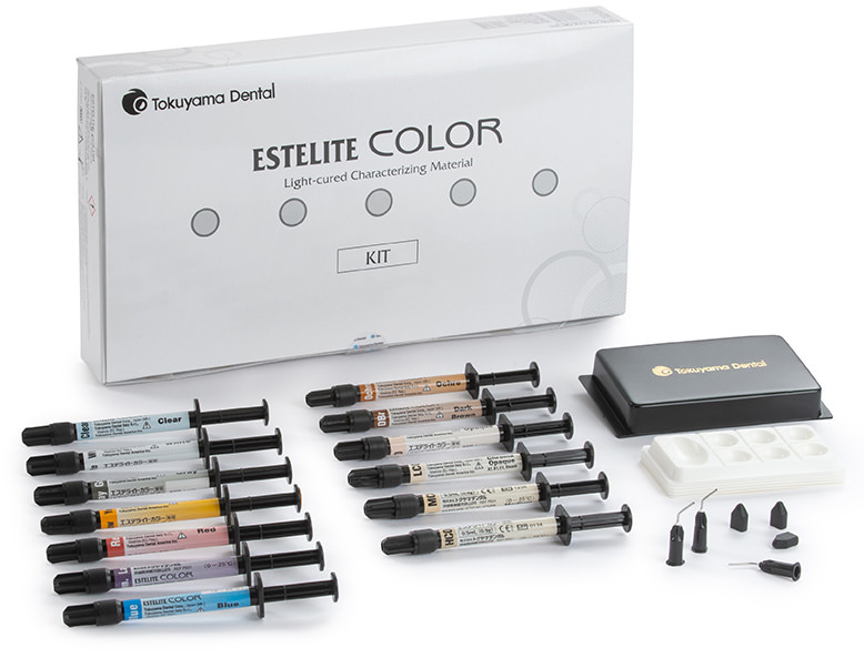 Kit Maquillaje para Resina Composite Estelite Color Tokuyama