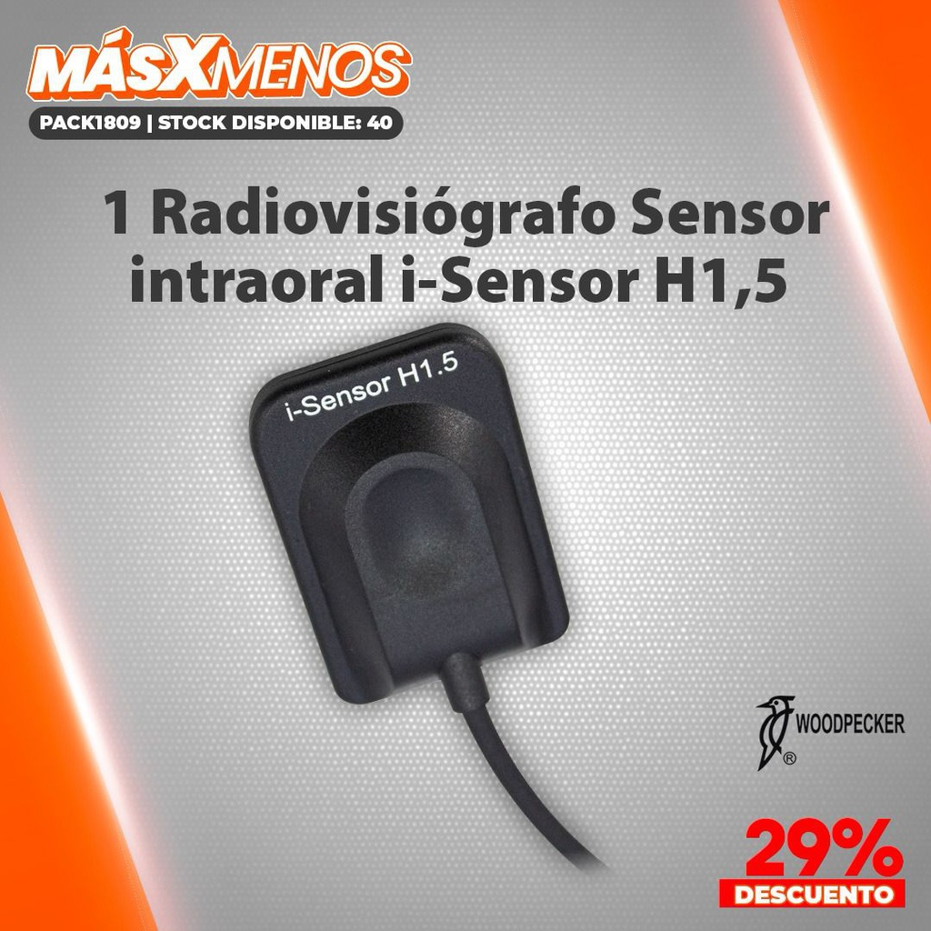 1 Radiovisiógrafo Sensor intraoral i-Sensor H1,5 Woodpecker