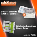 5 Casos Brackets estéticos Cerámicos Machtig + 3 Alginatos cromáticos Alginor Ortho Lascod
