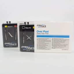 [END2693012] Kit 9 Postes Fibra de Vidrio + 3 Fresas Prosthetic Overfibers