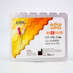 Limas Manuales acero K SS Gold UDG
