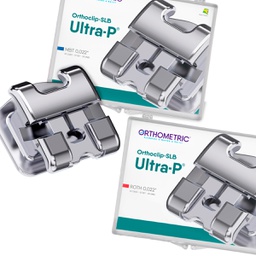 1 Caso Brackets Autoligado OrthoClip SLB Ultra-P Orthometric