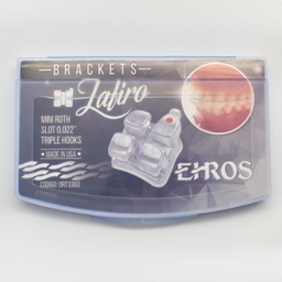[ORT3393ROTH] 1 Caso Brackets estéticos Zafiro Ehros