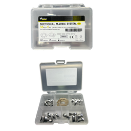 [RES3835] Set de 30 Bandas Matriz preformada con Clamps Resina F1 ZT Dental