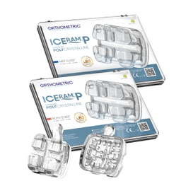 1 Caso Brackets estéticos Poly Zafiro ICeram-P Policristalino Orthometric