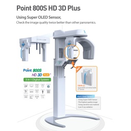 [RAD4105] Equipo de Rayos x Panorámico + Cefalométrico + Tomógrafo Point 800S HD 3D Plus 2 sensores Pointimplant Pointnix