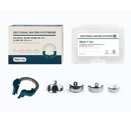 [RES4136] Set de 50 Bandas Matriz preformada con Anillo NiTi D2 ZT Dental