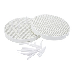 [LAB2950CER2] Bandeja cerámica refractaria con pines cerámicos x 2 Machtig