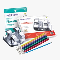 [ORT4423ROTH] Kit 10 Casos Brackets Metálicos (B+LB+A) Advanced Series Orthometric