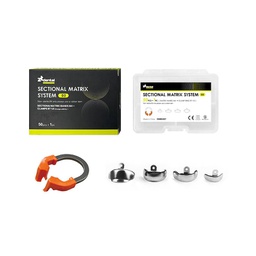 [RES4526] Set de 50 Bandas Matriz preformada con Anillo NiTi D3 tipo U ZT Dental