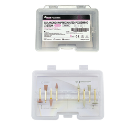 [ROT4541] Set de 8 Cauchos para pulido de Resina Composite tipo E P2 2.0 ZT Dental