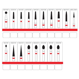 [ROT3448F] Fresa de Diamante Natural FG Fina Premium Grip