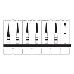 [ROT3448SG] Fresa de Diamante Natural FG Super grueso Premium Grip